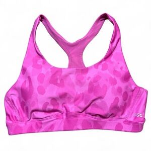DSG Pink Padded Racerback Sports Bra Size Medium  Activewear Workout